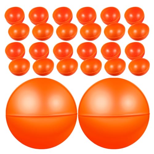 Homoyoyo 20 Partyspielbälle: Gewinnspielbälle Für Gruppenaktivitäten Orangefarbene Plastikbälle Für Tombola-Events Einfach Zu Verwenden Für Partys Und Versammlungen von Homoyoyo