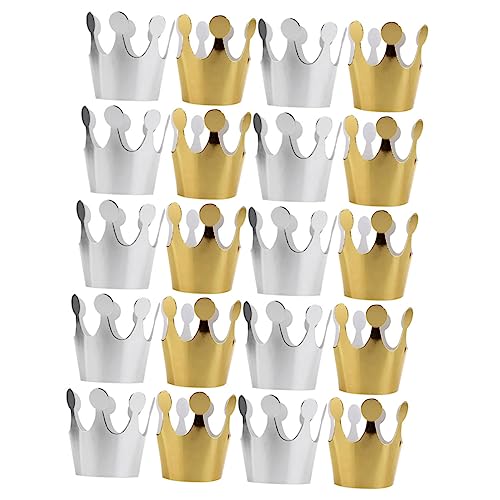 Homoyoyo 20 Stück Goldene Papierkrone Partyhüte Für - Bunte Tiara Stirnbänder Für Geburtstagsfeiern - Duschen Und Foto Requisiten Hochwertige Kunsthandwerksmützen Homoyoyo 20 Stück Goldene Papierkrone Partyhüte Für - Bunte Tiara Stirnbänder Für Geburtstagsfeiern - Duschen Und Foto Requisiten Hochwertige Kunsthandwerksmützen von Homoyoyo