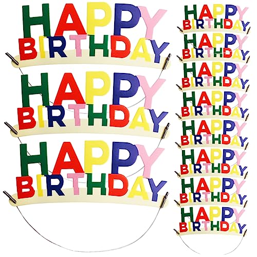 Homoyoyo 20 Stück Happy Birthday Hüte Für – Bunte Geburtstagskronen Für Klassenzimmerfeiern - Ideal Für Kreative Geburtstagsfeste - Größe 71 x 28 Zoll Fröhliches Design Homoyoyo 20 Stück Happy Birthday Hüte Für – Bunte Geburtstagskronen Für Klassenzimmerfeiern - Ideal Für Kreative Geburtstagsfeste - Größe 71 x 28 Zoll Fröhliches Design von Homoyoyo