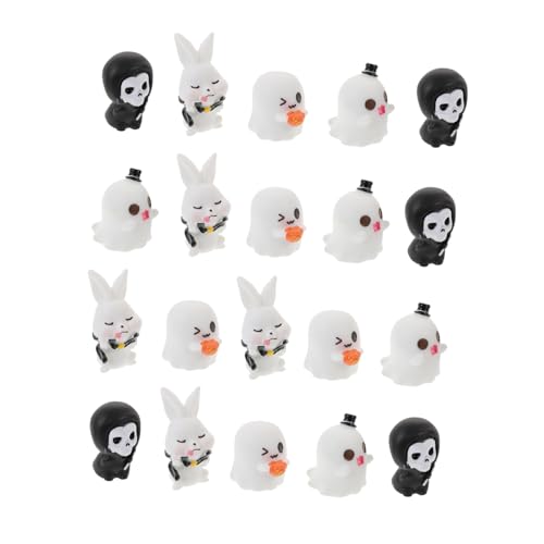 Homoyoyo 20 Stück Teiliges Halloween Miniatur Deko aus Widerstandsfähigem Harz mit Süßen und Hasenfiguren Farbintensiv für Halloween Partys und Puppenhaus Mikrolandschaften Homoyoyo 20 Stück Teiliges Halloween Miniatur Deko aus Widerstandsfähigem Harz mit Süßen und Hasenfiguren Farbintensiv für Halloween Partys und Puppenhaus Mikrolandschaften von Homoyoyo