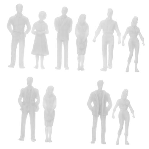Homoyoyo 20 Stück Teiliges Unbemalte Weiße Miniatur Menschen Figuren Lebensnahe Modellfiguren für Architektur Modelleisenbahn Diorama und Puppenhaus DIY Gestaltung Homoyoyo 20 Stück Teiliges Unbemalte Weiße Miniatur Menschen Figuren Lebensnahe Modellfiguren für Architektur Modelleisenbahn Diorama und Puppenhaus DIY Gestaltung von Homoyoyo