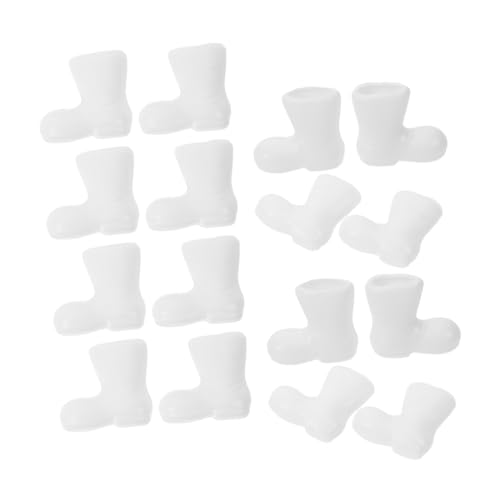 Homoyoyo 24 Stück Teiliges Mini Santa Boots Kunststoff Miniatur Schuhe für Weihnachtsdeko Puppenhaus Zubehör DIY Weihnachtsfiguren und Foto Requisiten von Homoyoyo