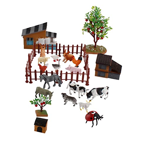 Homoyoyo 28-teiliges Bauernhof Figuren Set – Miniatur Farm Tiere Für – Realistische Tierfiguren Für Kreatives Und Lernen Auf Dem Bauernhof Homoyoyo 28-teiliges Bauernhof Figuren Set – Miniatur Farm Tiere Für – Realistische Tierfiguren Für Kreatives Und Lernen Auf Dem Bauernhof von Homoyoyo