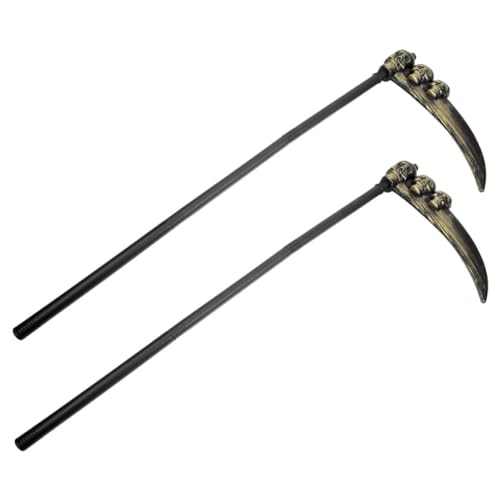 Homoyoyo 2Stücke Halloween Realistische Requisite für Kostümparty Cosplay Bühnenaufführungen Sicheres Zubehör für Halloween Geisterfest mit Exzellentem Detaildesign von Homoyoyo