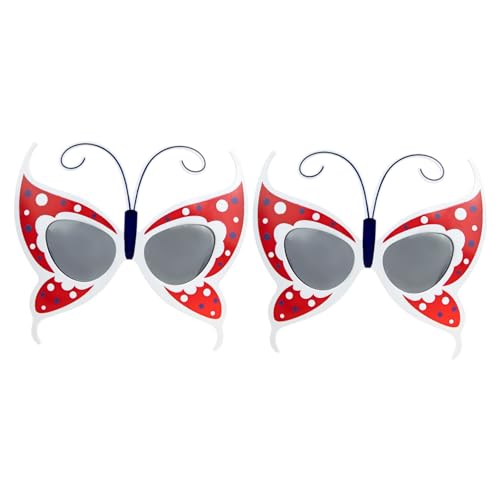 Homoyoyo 2Stücke Partybrillen Lustige Dekorationsbrille Für Erwachsene Für Partys Festivals Geburtstagsfeiern Farbenfrohes Partyzubehör von Homoyoyo