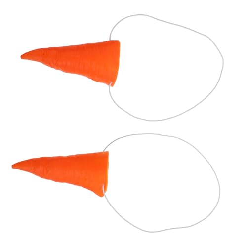 Homoyoyo 2er Set Cosplay Karotten-Nasen Für Schneemann Kostüme - Lange Orange Gefälschte Nase Für Erwachsene Und Ideales Zubehör Für Ostern Und Karneval Homoyoyo 2er Set Cosplay Karotten-Nasen Für Schneemann Kostüme - Lange Orange Gefälschte Nase Für Erwachsene Und Ideales Zubehör Für Ostern Und Karneval von Homoyoyo