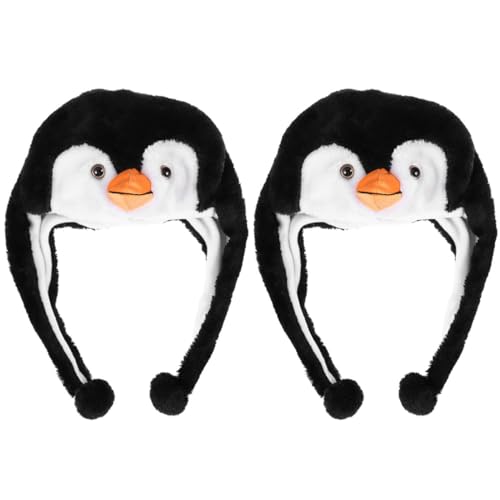 Homoyoyo 2er Set Pinguin-Hut Für – Lustige Piloten-Wintermütze Aus Plüsch Tierhaube Für Kostümpartys Und Spielzeugdekoration Ideal Für Paar Outfits Und Kreative Kostüme Homoyoyo 2er Set Pinguin-Hut Für – Lustige Piloten-Wintermütze Aus Plüsch Tierhaube Für Kostümpartys Und Spielzeugdekoration Ideal Für Paar Outfits Und Kreative Kostüme von Homoyoyo