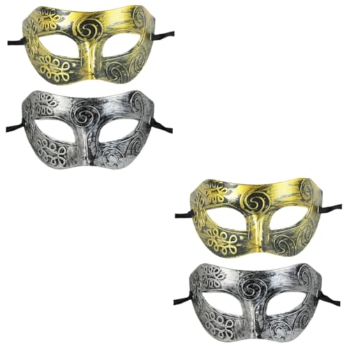 Homoyoyo 2er Set Venezianische Masken Metall Für Männer – Kostüme Für Halloween - Karneval Und Hochzeiten – Maskenbälle Und Themenpartys Homoyoyo 2er Set Venezianische Masken Metall Für Männer – Kostüme Für Halloween - Karneval Und Hochzeiten – Maskenbälle Und Themenpartys von Homoyoyo
