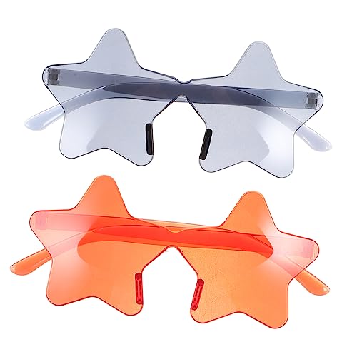 Homoyoyo 2stücke Rahmenlose Stern Sonnenbrille Candy Farben Modische Sonnenbrillen Für Partys Strand Kostümpartys Robuste Und Dekorative Accessoires Homoyoyo 2stücke Rahmenlose Stern Sonnenbrille Candy Farben Modische Sonnenbrillen Für Partys Strand Kostümpartys Robuste Und Dekorative Accessoires von Homoyoyo
