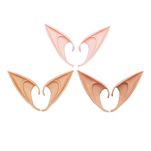 Homoyoyo 3 Paar Künstliche Elfenohren Abnehmbare Falsche Ohren Verschleißfeste Ohren Cosplay Zubehör Austauschbares Dekorative Cosplay Requisite Abnehmbare Ohren Partyzubehör Homoyoyo 3 Paar Künstliche Elfenohren Abnehmbare Falsche Ohren Verschleißfeste Ohren Cosplay Zubehör Austauschbares Dekorative Cosplay Requisite Abnehmbare Ohren Partyzubehör von Homoyoyo
