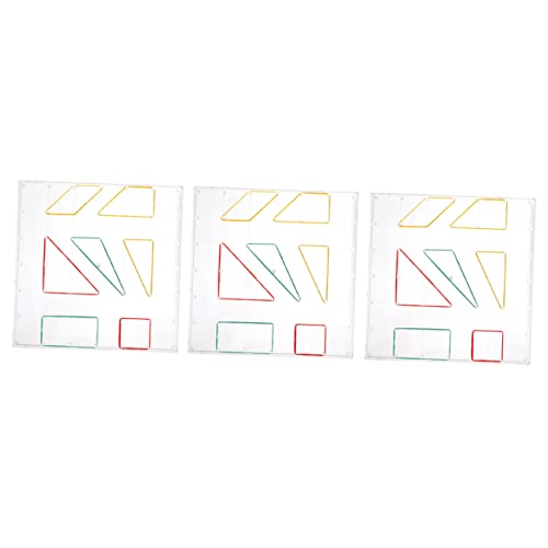 Homoyoyo 3 Sätze Geometrische Nagelplatten für Lernspielzeug für Mathematik für Kindergarten und Grundschule Pädagogische Geometrische Formen Sicher und Langlebig Homoyoyo 3 Sätze Geometrische Nagelplatten für Lernspielzeug für Mathematik für Kindergarten und Grundschule Pädagogische Geometrische Formen Sicher und Langlebig von Homoyoyo