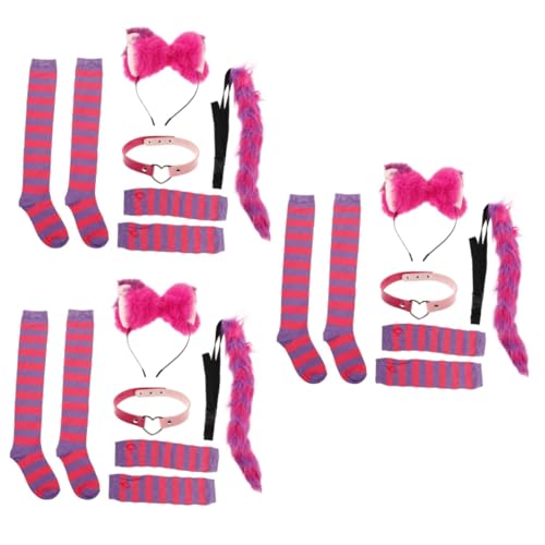 Homoyoyo 3 Sätze Stirnband Mit Katzenohren Schild Kostüm Kleid Cosplay-kopfschmuck Dekoratives Stirnband Katzenohren Kopfschmuck Cosplay-stirnband Kunstpelz Homoyoyo 3 Sätze Stirnband Mit Katzenohren Schild Kostüm Kleid Cosplay-kopfschmuck Dekoratives Stirnband Katzenohren Kopfschmuck Cosplay-stirnband Kunstpelz von Homoyoyo