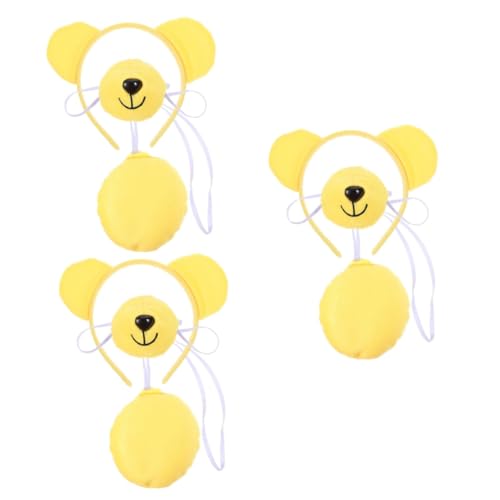 Homoyoyo 3 Sätze Waschbär -stirnband -set Kopfbedeckungen Mit Waschbärohren Waschbär-stirnband Performance-kostüm Für Waschbär Kostüm Bärenohren Haarband Yellow Stoff Homoyoyo 3 Sätze Waschbär -stirnband -set Kopfbedeckungen Mit Waschbärohren Waschbär-stirnband Performance-kostüm Für Waschbär Kostüm Bärenohren Haarband Yellow Stoff von Homoyoyo