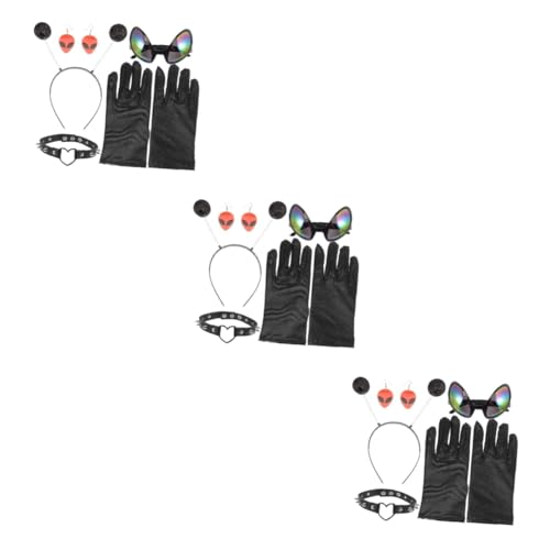 Homoyoyo 3 Sets Party Kleidungsset Alien Erwachsene Stirnbänder Dekoration Trendy Ohrringe Partybrille Lustiger Party Look Prime Kopfschmuck Modekragen Party Accessoires Schwarzer Homoyoyo 3 Sets Party Kleidungsset Alien Erwachsene Stirnbänder Dekoration Trendy Ohrringe Partybrille Lustiger Party Look Prime Kopfschmuck Modekragen Party Accessoires Schwarzer von Homoyoyo