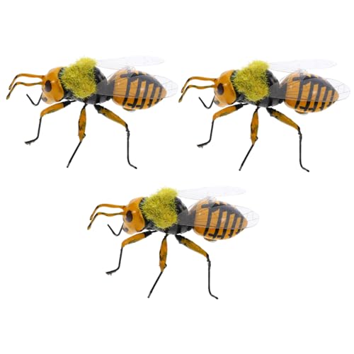 Homoyoyo 3 Stück Realistische Honigbienen-Figuren Aus Kunststoff – Ideale Garten-Dekoration Fake Insekten Für Wissenschaftsprojekte Und Kreative Bastelideen Perfekt Für Und Erwachsene Homoyoyo 3 Stück Realistische Honigbienen-Figuren Aus Kunststoff – Ideale Garten-Dekoration Fake Insekten Für Wissenschaftsprojekte Und Kreative Bastelideen Perfekt Für Und Erwachsene von Homoyoyo