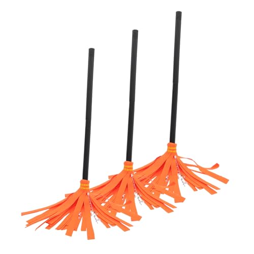 Homoyoyo 3 Stück Teiliges Halloween Hexenbesen aus Robustem Kunststoff Fliegender Besen für Sichere Party Requisite für Jungen und Mädchen zur Halloween Kostümierung und Festgestaltung Homoyoyo 3 Stück Teiliges Halloween Hexenbesen aus Robustem Kunststoff Fliegender Besen für Sichere Party Requisite für Jungen und Mädchen zur Halloween Kostümierung und Festgestaltung von Homoyoyo