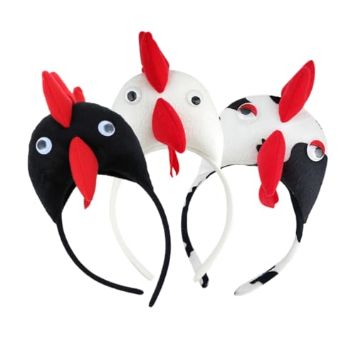 Homoyoyo 3 Stück Teiliges Hühner Stirnband Lustige Party Kopfbedeckungen für Kostüm Tanzball Fotorequisiten Geburtstagsfeier Partyaccessoires Homoyoyo 3 Stück Teiliges Hühner Stirnband Lustige Party Kopfbedeckungen für Kostüm Tanzball Fotorequisiten Geburtstagsfeier Partyaccessoires von Homoyoyo