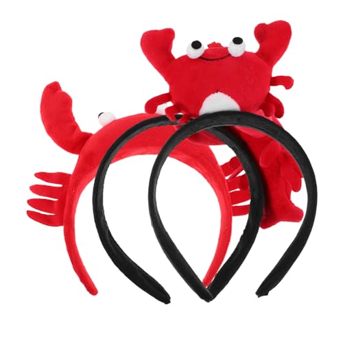 Homoyoyo 3 Stück Teiliges Lustige Stirnbänder Krabben und Hummer Weiches Haarband für Gesichtspflege Kostüm Cosplay Party Zubehör Bequem und Schützend von Homoyoyo