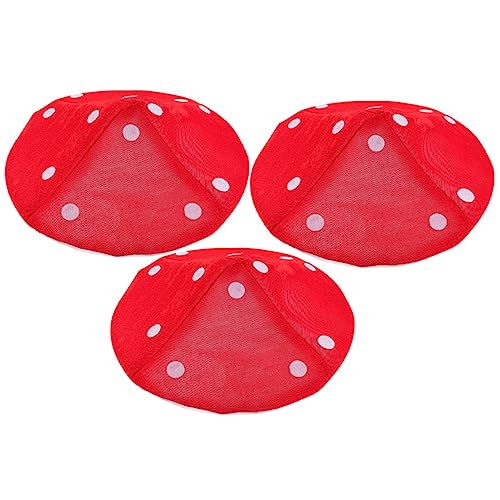 Homoyoyo 3 Stück Teiliges Roten Pilzhüte für Lustige Kostüm Accessoires für Cosplay Partys und Rollenspiele Elastischer Band für Bequemen Sitz und Spaß Beim Verkleiden Homoyoyo 3 Stück Teiliges Roten Pilzhüte für Lustige Kostüm Accessoires für Cosplay Partys und Rollenspiele Elastischer Band für Bequemen Sitz und Spaß Beim Verkleiden von Homoyoyo