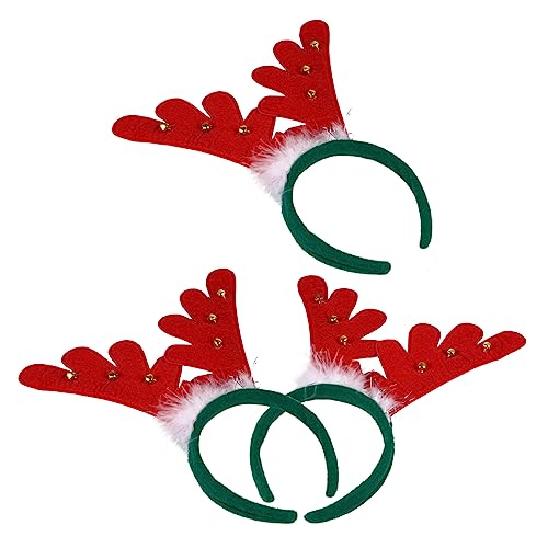 Homoyoyo 3 Stück Teiliges Weihnachts Haarreif mit Roten Hirschgeweihen und Glocken Leichtes Verstellbares Partyzubehör für Erwachsene für Weihnachten Geburtstage Karneval und Festliche Homoyoyo 3 Stück Teiliges Weihnachts Haarreif mit Roten Hirschgeweihen und Glocken Leichtes Verstellbares Partyzubehör für Erwachsene für Weihnachten Geburtstage Karneval und Festliche von Homoyoyo