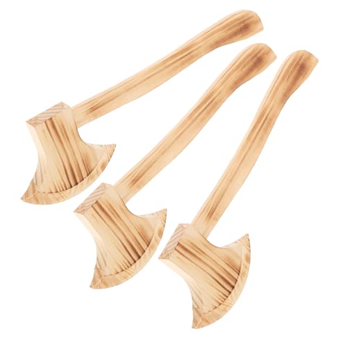Homoyoyo 3 Stücke Bergaxt Halloween Halloween mitgebsel halloweenkostüme+für+ Halloween für Rollenspielspielzeug -Dekoration Halloween- Holz von Homoyoyo