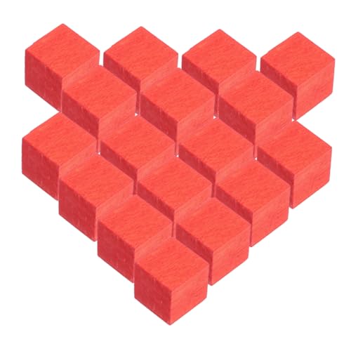 Homoyoyo 30 Stück Quadratische Holzblöcke Diy Bastelspielzeug aus Stabilem für Kreative Bauprojekte Modellbau für Bastelarbeiten von Homoyoyo