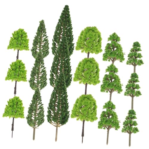 Homoyoyo 30 Stück Teiliges Miniatur Bäume Sandtisch DIY Modell Bäume Dekoration für Garten Landschaft Modellbau Mikrolandschaft von Homoyoyo