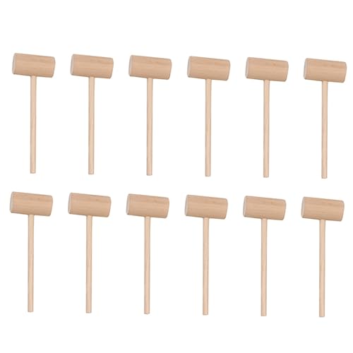 Homoyoyo 30er Set Mini Holzhammer – Lernspielzeug Für - Ideal Zum Und Entdecken - Perfekt Für Kreative Bastelprojekte Und Handwerkliche Aktivitäten von Homoyoyo