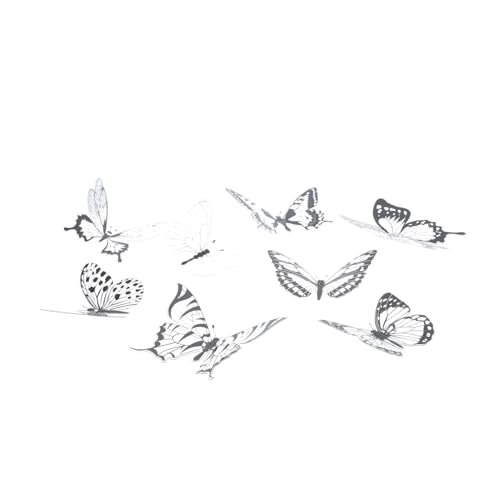 Homoyoyo 32 Stück Teiliges Schmetterling Deko aus Kunststoff Blumenstrauß Dekoration für Blumenladen Hochzeit Zuhause Vielseitige DIY Bastelmaterialien in Schwarz und Weiß Homoyoyo 32 Stück Teiliges Schmetterling Deko aus Kunststoff Blumenstrauß Dekoration für Blumenladen Hochzeit Zuhause Vielseitige DIY Bastelmaterialien in Schwarz und Weiß von Homoyoyo