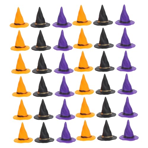 Homoyoyo 36 Stück Teiliges Hexenhüte Bunte Kleine Hexenhüte aus Leichtem Kunststoff DIY Halloween Party Deko für Bastelprojekte Puppenhaus und Festtagsdekoration Homoyoyo 36 Stück Teiliges Hexenhüte Bunte Kleine Hexenhüte aus Leichtem Kunststoff DIY Halloween Party Deko für Bastelprojekte Puppenhaus und Festtagsdekoration von Homoyoyo