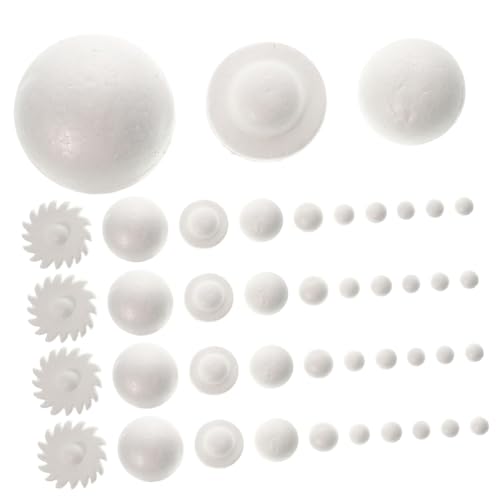 Homoyoyo 4 Sätze DIY Solar System Ball Set Unfertige Bastelmaterialien für Fantasie und DIY Projekte für Schulprojekte und Bastelstunden von Homoyoyo