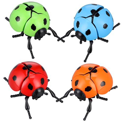 Homoyoyo 4 Stück Aufziehspielzeuge Realistische Lustige Geschenkideen für für Partys und Deko im Freien von Homoyoyo