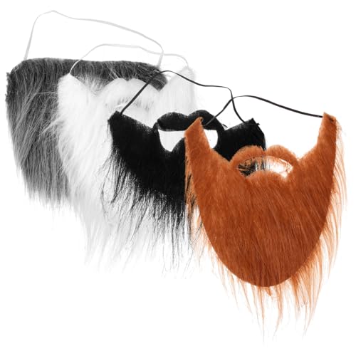 Homoyoyo 4 Stück Bart verkleiden falscher Schnurrbart Bartwachstumsset Bartbalsam Bart waschen Bartwuchs Fake Beard Fake Schnurrbart Verkleide Dich Leistungsrequisiten Bart chemische Faser Homoyoyo 4 Stück Bart verkleiden falscher Schnurrbart Bartwachstumsset Bartbalsam Bart waschen Bartwuchs Fake Beard Fake Schnurrbart Verkleide Dich Leistungsrequisiten Bart chemische Faser von Homoyoyo