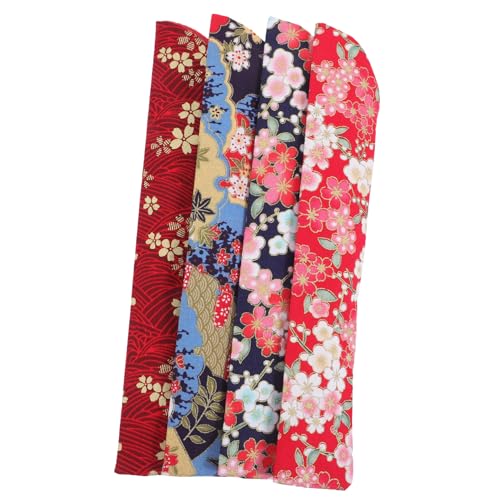 Homoyoyo 4 Stück Japanischer Damen Fächerbezug Material Handfächer Damen Faltbar Retro Taschenform Kleiner Faltfächer Handfächer Schick Elegant Seide Japanische Homoyoyo 4 Stück Japanischer Damen Fächerbezug Material Handfächer Damen Faltbar Retro Taschenform Kleiner Faltfächer Handfächer Schick Elegant Seide Japanische von Homoyoyo
