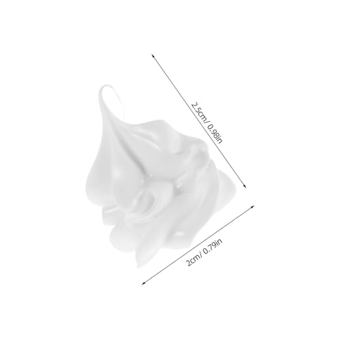 Homoyoyo 4 Stück Künstliche Eiskugel Deko Realistische Dessert Attrappen für Party Geburtstag Shop Deko Weiße Imitation Eiscreme Tops für Vitrinen und Fotografie Homoyoyo 4 Stück Künstliche Eiskugel Deko Realistische Dessert Attrappen für Party Geburtstag Shop Deko Weiße Imitation Eiscreme Tops für Vitrinen und Fotografie von Homoyoyo