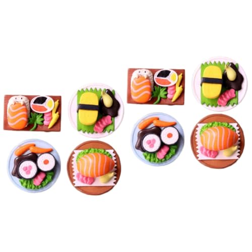 Homoyoyo 4 Stück Miniatur Sushi – Simuliertes Japanisches Sushi Für Puppenhaus - Fotografie-Requisiten Und Kreative Dekoration Perfekt Für Kochspiele Und Geburtstagsfeiern Homoyoyo 4 Stück Miniatur Sushi – Simuliertes Japanisches Sushi Für Puppenhaus - Fotografie-Requisiten Und Kreative Dekoration Perfekt Für Kochspiele Und Geburtstagsfeiern von Homoyoyo