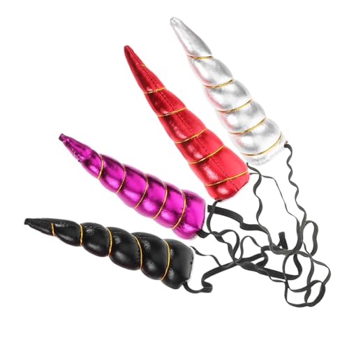 Homoyoyo 4 Stück Teiliges Einhorn Haarreif mit Elastischem Glänzendem Horn Weichem Haarschonendem Material Charmantem Cartoon Design für Mädchen Party Geburtstag Karneval und Cosplay Homoyoyo 4 Stück Teiliges Einhorn Haarreif mit Elastischem Glänzendem Horn Weichem Haarschonendem Material Charmantem Cartoon Design für Mädchen Party Geburtstag Karneval und Cosplay von Homoyoyo
