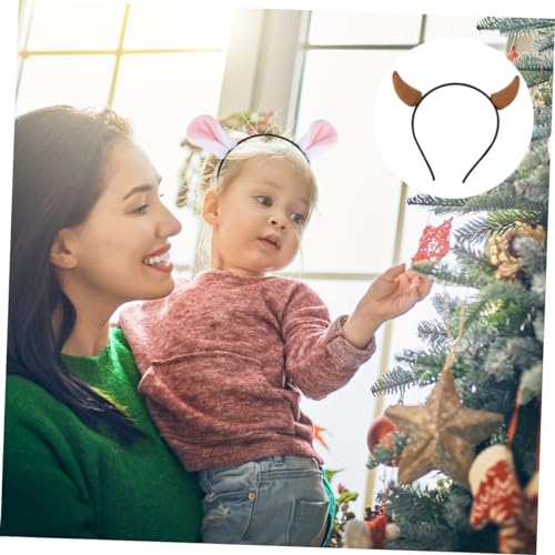 Homoyoyo 4 Stück Teiliges Horn Haarband Weihnachts Haarschmuck für Erwachsene Leichtes Sicheres Material für Weihnachtsfeiern und Festliche Kostüme Homoyoyo 4 Stück Teiliges Horn Haarband Weihnachts Haarschmuck für Erwachsene Leichtes Sicheres Material für Weihnachtsfeiern und Festliche Kostüme von Homoyoyo