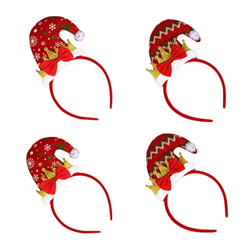 Homoyoyo 4 Stück Teiliges Kleine Weihnachtsmützen Haarreifen für Erwachsene Festlicher Kopfschmuck mit Weihnachtsmotiven Langlebig und Bequem Accessoire für Weihnachtsfeiern Homoyoyo 4 Stück Teiliges Kleine Weihnachtsmützen Haarreifen für Erwachsene Festlicher Kopfschmuck mit Weihnachtsmotiven Langlebig und Bequem Accessoire für Weihnachtsfeiern von Homoyoyo
