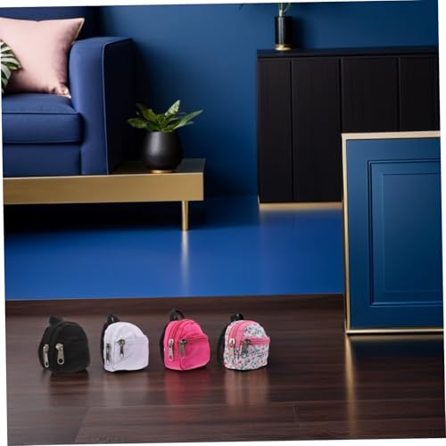 Homoyoyo 4 Stück Teiliges Mini Puppen Rucksack mit Reißverschluss Maßstab Leichte Polyester Taschen für Rollenspiele DIY Puppenzubehör Vielseitig für Puppenhaus Outdoor und Kreative Homoyoyo 4 Stück Teiliges Mini Puppen Rucksack mit Reißverschluss Maßstab Leichte Polyester Taschen für Rollenspiele DIY Puppenzubehör Vielseitig für Puppenhaus Outdoor und Kreative von Homoyoyo