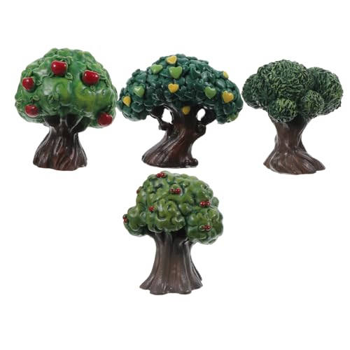 Homoyoyo 4 Stück Teiliges Miniatur Baum Modell Realistische Resin Bäume für DIY Modelllandschaft Detailreiche Bäume für Bastelprojekte und Sandtisch Dekoration Homoyoyo 4 Stück Teiliges Miniatur Baum Modell Realistische Resin Bäume für DIY Modelllandschaft Detailreiche Bäume für Bastelprojekte und Sandtisch Dekoration von Homoyoyo