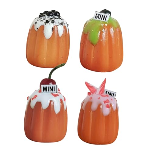 Homoyoyo 4 Stück Teiliges Miniatur Französische Faux Kuchen Deko Realistische Puppenhaus Zubehör für Bakery Shop Fotografie und Rollenspiel von Homoyoyo