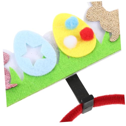Homoyoyo 4 Stück Teiliges Ostern Haarreif mit Niedlichen Hasen und Eier Designs Leichtes Komfortables Party und Cosplay Accessoire für Ostern Geburtstage Fotoshootings und Bühnenauftritte von Homoyoyo
