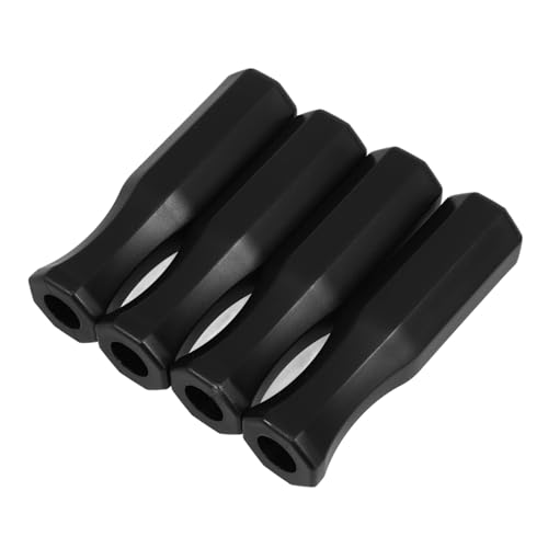 Homoyoyo 4 Stück Teiliges Tischfußball Ersatzgriff aus Robustem Kunststoff Ergonomisch Geformte Achteckige Kickergriffe Einfache Montage Passend für Foosball Zubehör und Fußballtische von Homoyoyo