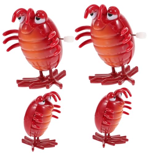 Homoyoyo 4 Stück Teiliges Wind Up Insekten Halloween Deko Lustige Mechanische aus Abs Kompakt und Sicher für und Party Dekoration von Homoyoyo