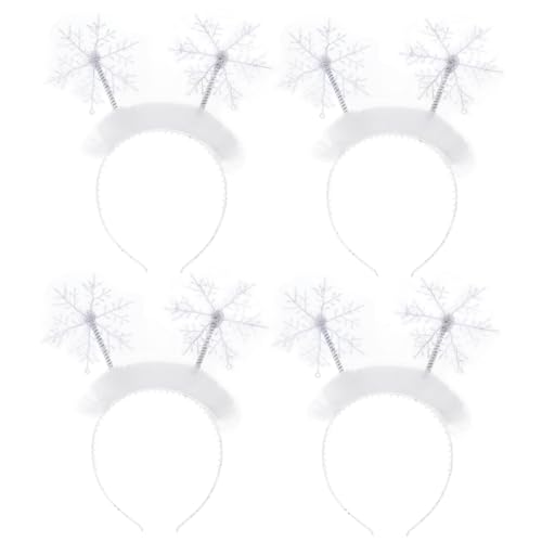 Homoyoyo 4 Stück Weihnachtlicher Haarreif Teilig Schneeflocken Design Dekorativer Stirnband für Erwachsene Langlebiges Material Geeignet für Kostüm und Weihnachtsfeiern Komfortabel und Homoyoyo 4 Stück Weihnachtlicher Haarreif Teilig Schneeflocken Design Dekorativer Stirnband für Erwachsene Langlebiges Material Geeignet für Kostüm und Weihnachtsfeiern Komfortabel und von Homoyoyo