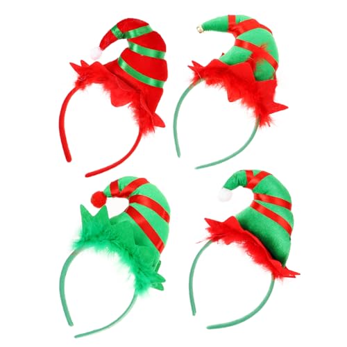 Homoyoyo 4 Stück Weihnachtselfen Haarreifen Niedliche Festtags Haarbänder aus Hochwertigem Einzigartige Haarschmuck für Mädchen und Erwachsene für Weihnachtsfeiern und Kostüme Homoyoyo 4 Stück Weihnachtselfen Haarreifen Niedliche Festtags Haarbänder aus Hochwertigem Einzigartige Haarschmuck für Mädchen und Erwachsene für Weihnachtsfeiern und Kostüme von Homoyoyo