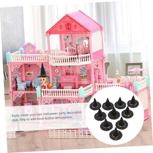 Homoyoyo 40stücke Mini Schwarze Hexenhüte Aus Kunststoff Winzige Zauberermütze Für Puppenhauszubehör Halloween Party Favors Diy Bastelzubehör Homoyoyo 40stücke Mini Schwarze Hexenhüte Aus Kunststoff Winzige Zauberermütze Für Puppenhauszubehör Halloween Party Favors Diy Bastelzubehör von Homoyoyo