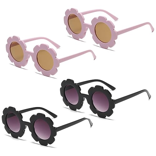 Homoyoyo 4Stücke Teiliges Sonnenblumen Sonnenbrille Für Lustige Kreative Brille Für Jungen Partys Fotos UV Leicht von Homoyoyo