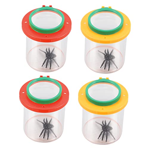 Homoyoyo 4er Set Insektenbeobachtungsboxen - Vergrößerungsbehälter Für - Ideal Für Naturentdeckungen Und Wissenschaftliche Experimente Bug Viewer Und Critter Kasten Für Kleine Entdecker von Homoyoyo
